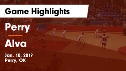Perry  vs Alva Game Highlights - Jan. 10, 2019