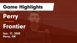 Perry  vs Frontier  Game Highlights - Jan. 17, 2020