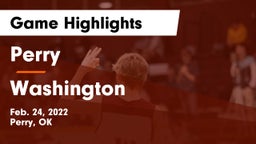 Perry  vs Washington  Game Highlights - Feb. 24, 2022