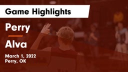 Perry  vs Alva  Game Highlights - March 1, 2022