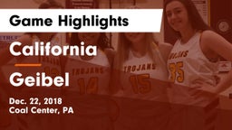 California  vs Geibel Game Highlights - Dec. 22, 2018