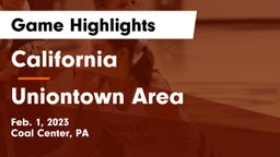 California  vs Uniontown Area  Game Highlights - Feb. 1, 2023