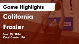 California  vs Frazier  Game Highlights - Jan. 15, 2024