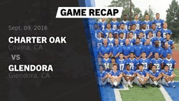 Recap: Charter Oak  vs. Glendora  2016