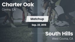 Matchup: Charter Oak High vs. South Hills  2016