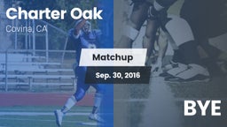 Matchup: Charter Oak High vs. BYE 2016