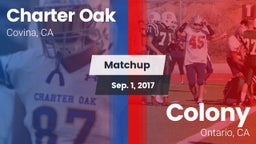 Matchup: Charter Oak High vs. Colony  2017