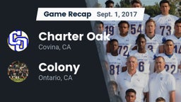 Recap: Charter Oak  vs. Colony  2017