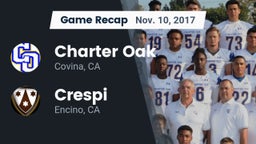 Recap: Charter Oak  vs. Crespi  2017