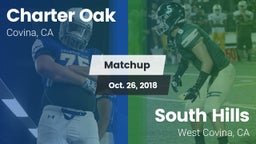 Matchup: Charter Oak High vs. South Hills  2018