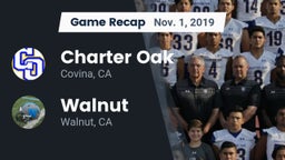 Recap: Charter Oak  vs. Walnut  2019