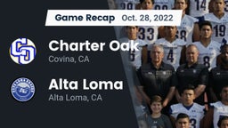 Recap: Charter Oak  vs. Alta Loma  2022
