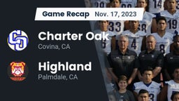 Recap: Charter Oak  vs. Highland  2023