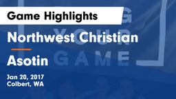 Northwest Christian  vs Asotin  Game Highlights - Jan 20, 2017