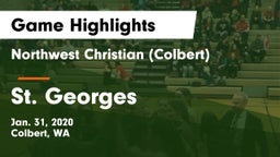 Northwest Christian  (Colbert) vs St. Georges Game Highlights - Jan. 31, 2020