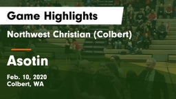 Northwest Christian  (Colbert) vs Asotin Game Highlights - Feb. 10, 2020