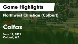 Northwest Christian  (Colbert) vs Colfax  Game Highlights - June 12, 2021