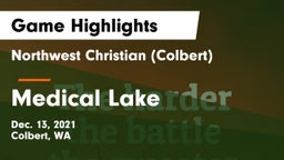 Northwest Christian  (Colbert) vs Medical Lake Game Highlights - Dec. 13, 2021
