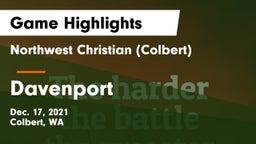 Northwest Christian  (Colbert) vs Davenport Game Highlights - Dec. 17, 2021