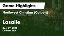 Northwest Christian  (Colbert) vs Lasalle Game Highlights - Dec. 29, 2021
