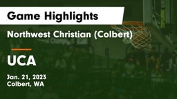Northwest Christian  (Colbert) vs UCA Game Highlights - Jan. 21, 2023