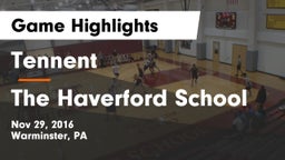 Tennent  vs The Haverford School Game Highlights - Nov 29, 2016