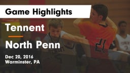 Tennent  vs North Penn  Game Highlights - Dec 20, 2016