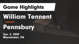 William Tennent  vs Pennsbury  Game Highlights - Jan. 3, 2020