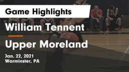 William Tennent  vs Upper Moreland  Game Highlights - Jan. 22, 2021