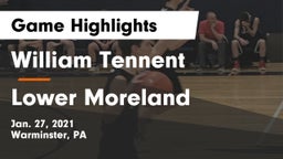 William Tennent  vs Lower Moreland Game Highlights - Jan. 27, 2021