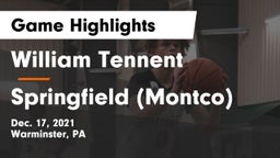 William Tennent  vs Springfield (Montco) Game Highlights - Dec. 17, 2021