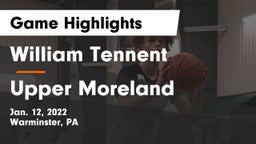 William Tennent  vs Upper Moreland  Game Highlights - Jan. 12, 2022