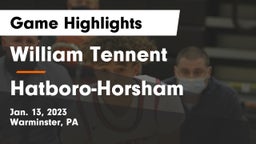 William Tennent  vs Hatboro-Horsham  Game Highlights - Jan. 13, 2023