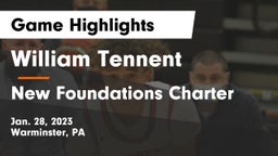 William Tennent  vs New Foundations Charter Game Highlights - Jan. 28, 2023