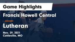 Francis Howell Central  vs Lutheran  Game Highlights - Nov. 29, 2021