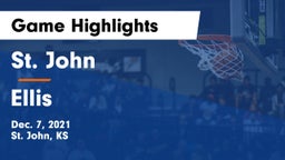 St. John  vs Ellis  Game Highlights - Dec. 7, 2021