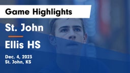 St. John  vs Ellis HS Game Highlights - Dec. 4, 2023