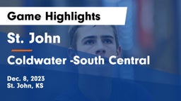 St. John  vs Coldwater -South Central Game Highlights - Dec. 8, 2023