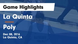 La Quinta  vs Poly  Game Highlights - Dec 08, 2016