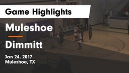 Muleshoe  vs Dimmitt  Game Highlights - Jan 24, 2017