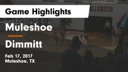 Muleshoe  vs Dimmitt  Game Highlights - Feb 17, 2017