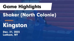 Shaker  (North Colonie) vs Kingston  Game Highlights - Dec. 21, 2023