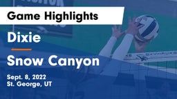 Dixie  vs Snow Canyon  Game Highlights - Sept. 8, 2022