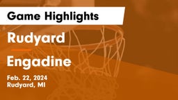 Rudyard  vs Engadine  Game Highlights - Feb. 22, 2024