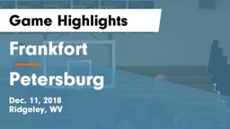Frankfort  vs Petersburg  Game Highlights - Dec. 11, 2018