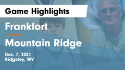 Frankfort  vs Mountain Ridge  Game Highlights - Dec. 7, 2021
