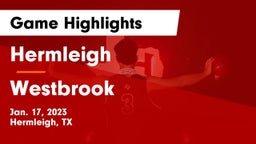 Hermleigh  vs Westbrook  Game Highlights - Jan. 17, 2023