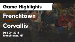 Frenchtown  vs Corvallis Game Highlights - Dec 09, 2016