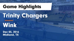 Trinity Chargers vs Wink  Game Highlights - Dec 03, 2016