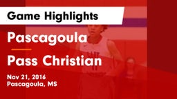Pascagoula  vs Pass Christian Game Highlights - Nov 21, 2016